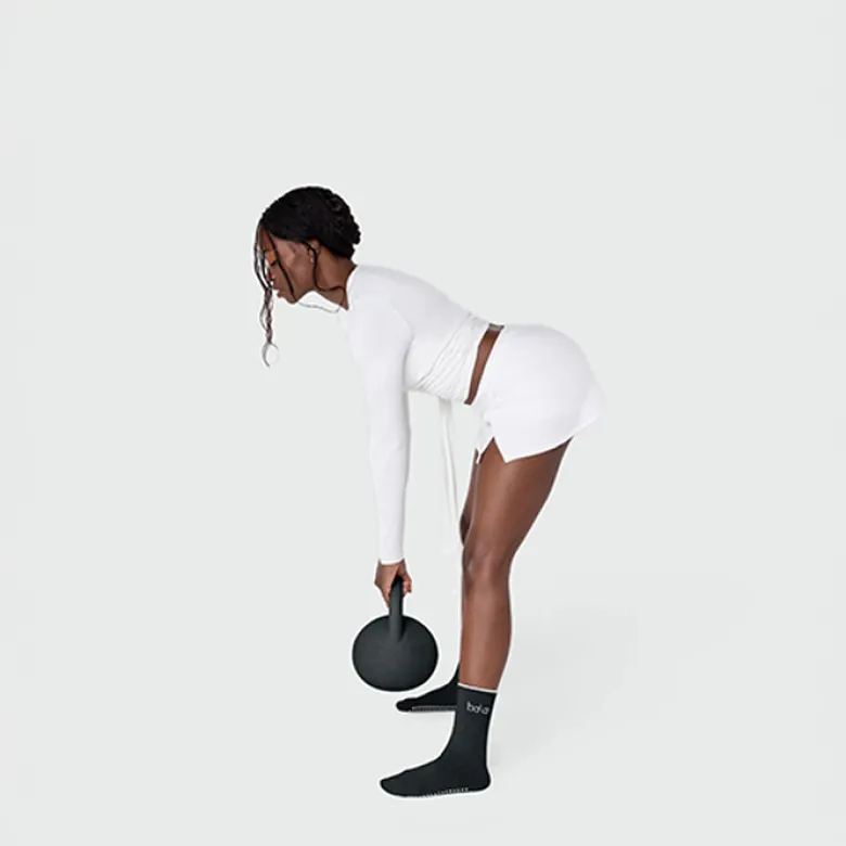 Kettlebell 10lb 4,5 kg Grå