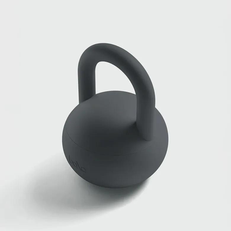 Kettlebell 10lb 4,5 kg Grå