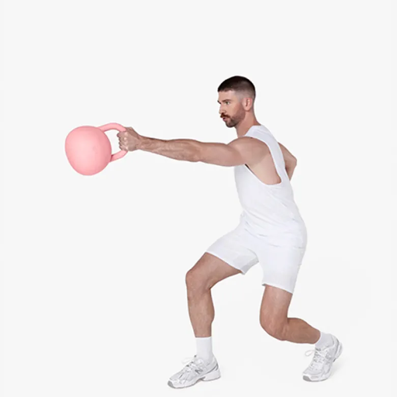 Kettlebell 10lb 4,5 kg Rosa