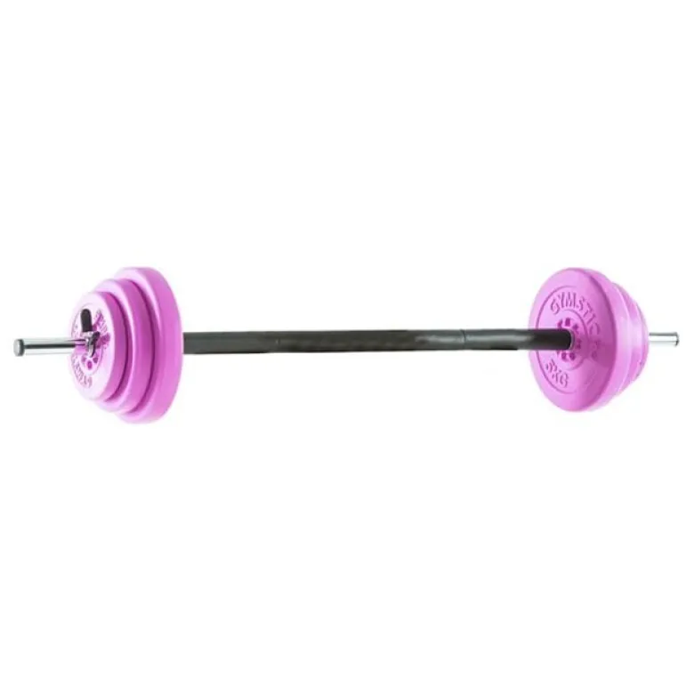 20 kg pump set inkl. skivstång