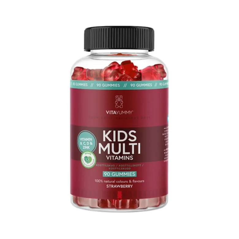 Kids Multivitamin Jordgubb 90 st Gummies