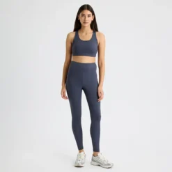 Legacy High Waist Tights, Dark Grey Plum