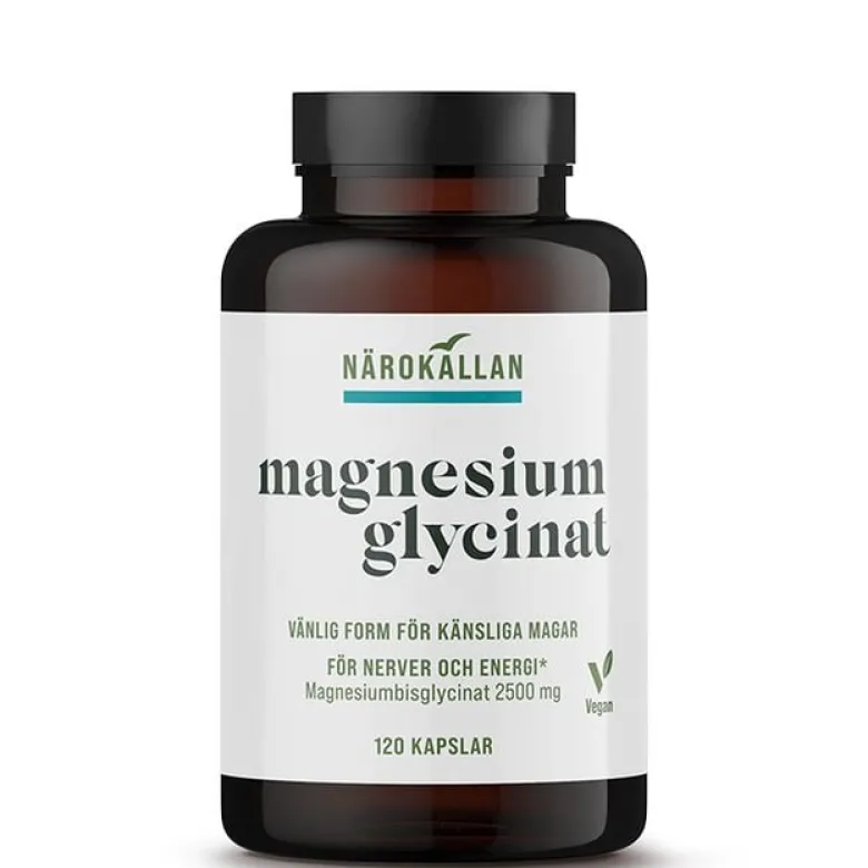 Magnesiumglycinat 120 kapslar