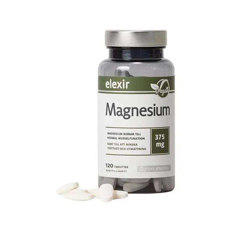 Magnesium 375 mg 120 tabletter
