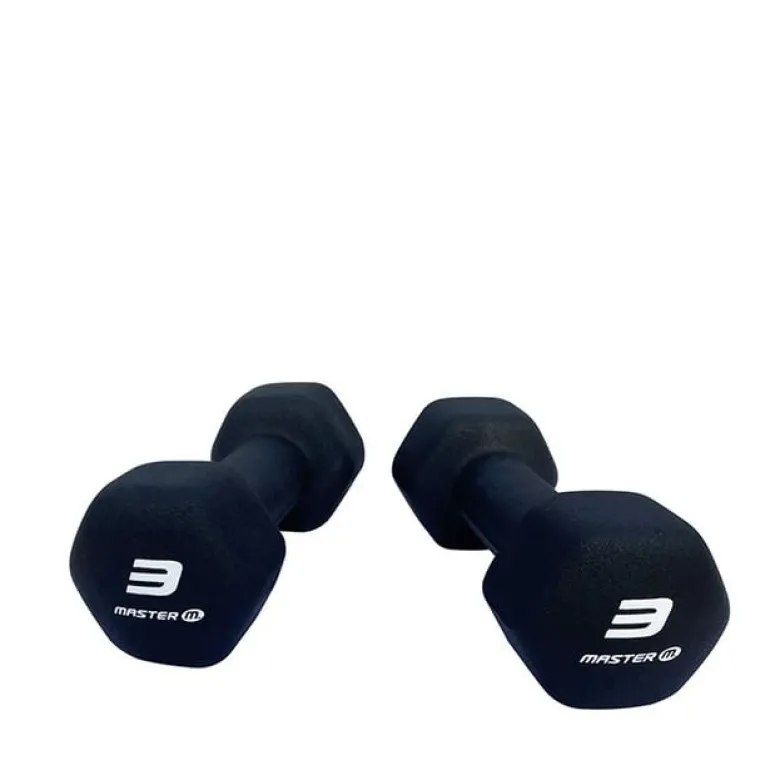 Master Fitness NeoprenDumbbell Pair, 3 kg