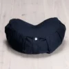 Meditation Cushion Crescent, Midnight Black