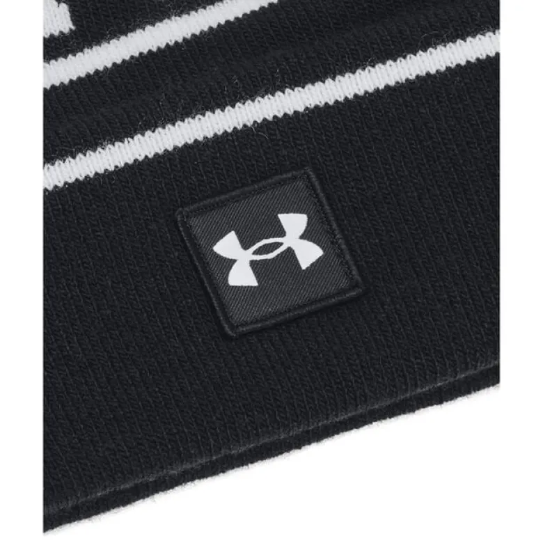 M Halftime Pom Beanie Black