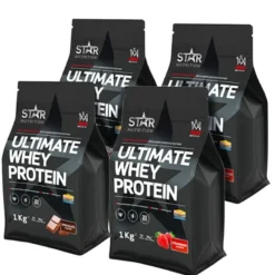 Mix&Match: 4 x Ultimate Whey Vassleprotein 1 kg