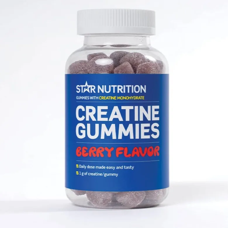 NEW Star Nutrition Creatine Gummies 75 gummies Berries