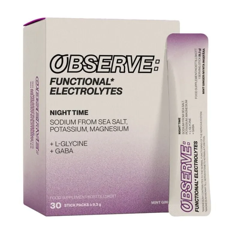 OBSERVE: NIGHT TIME Mint Ginger, 30 Stick Packs