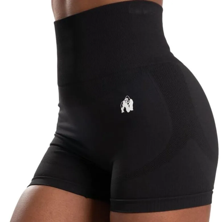 Olivia Seamless Shorts, Black