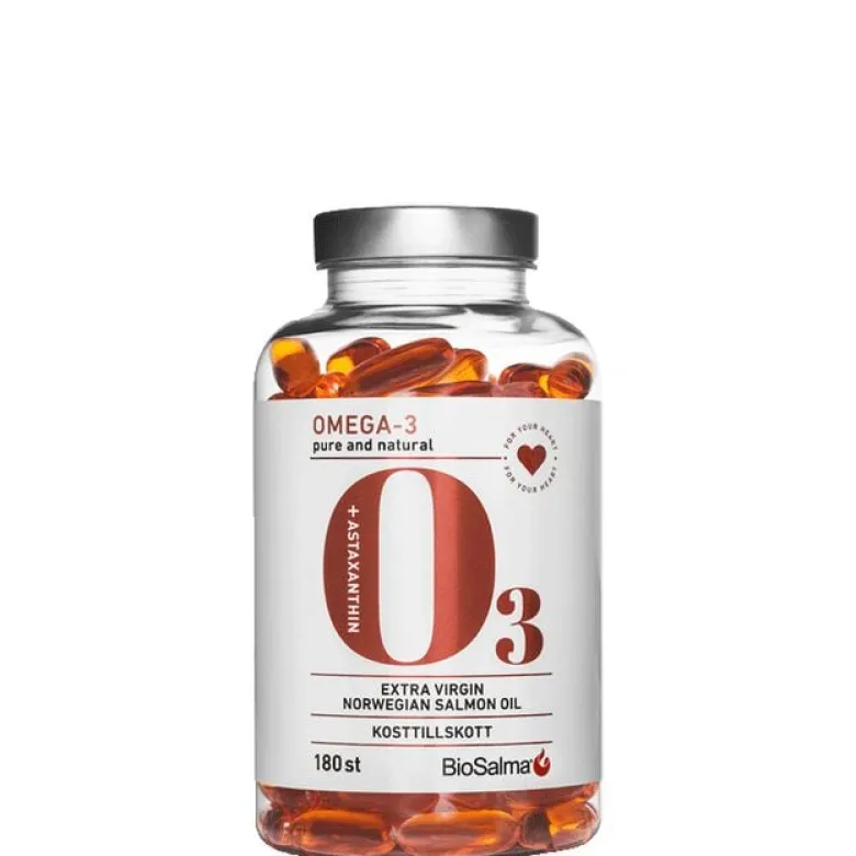 Omega-3 Salmon Oil 1000mg 180 kapslar