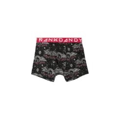 5-Pack Heavy petal boxer, Black/Red
