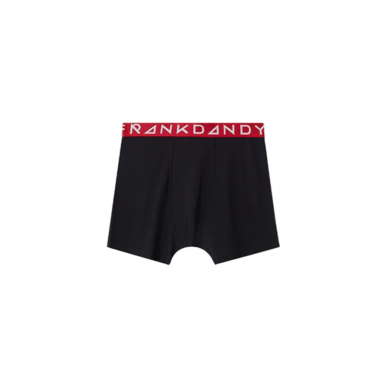 5-Pack Heavy petal boxer, Black/Red