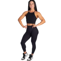 Performance crop hal, Black