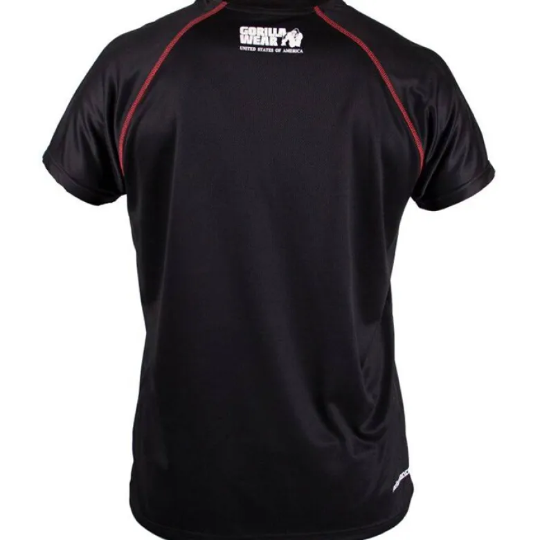 Performance Tee, Black/Red
