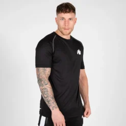 Performance T-Shirt, Black/Grey
