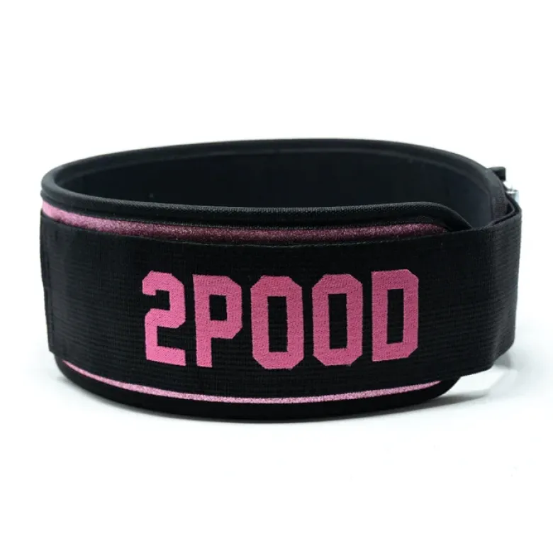 2Pood Bubblegum 4 Weightlifting Belt Pink