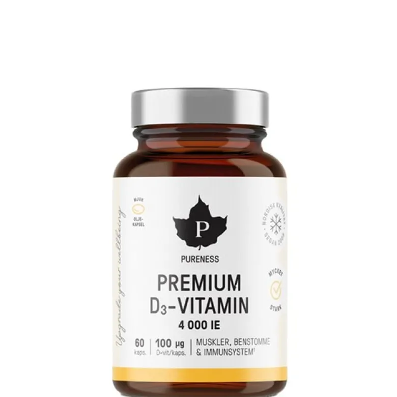 Premium D3-Vitamin 4000 IE 60 kapslar