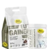 100% Pure Kreatin Monohydrat 300 g + Laktosfri Gainer 2 kg