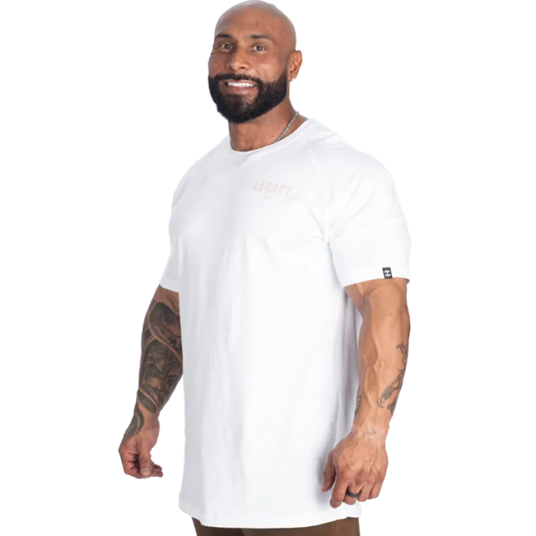 1982 Raglan Clsc Tee, White/Desert