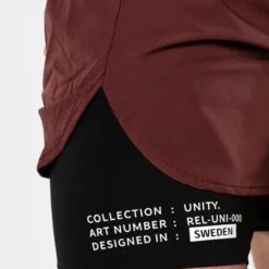 Relode Unity Shorts, Burgundy