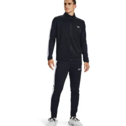 Rival Knit Track Suit, Black