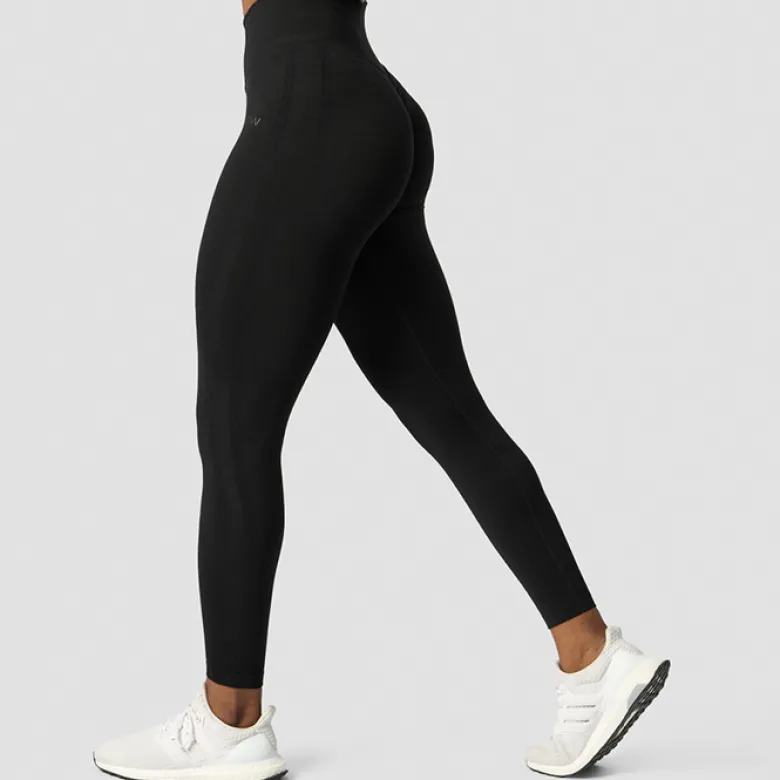 Rush Seamless Tights, Black