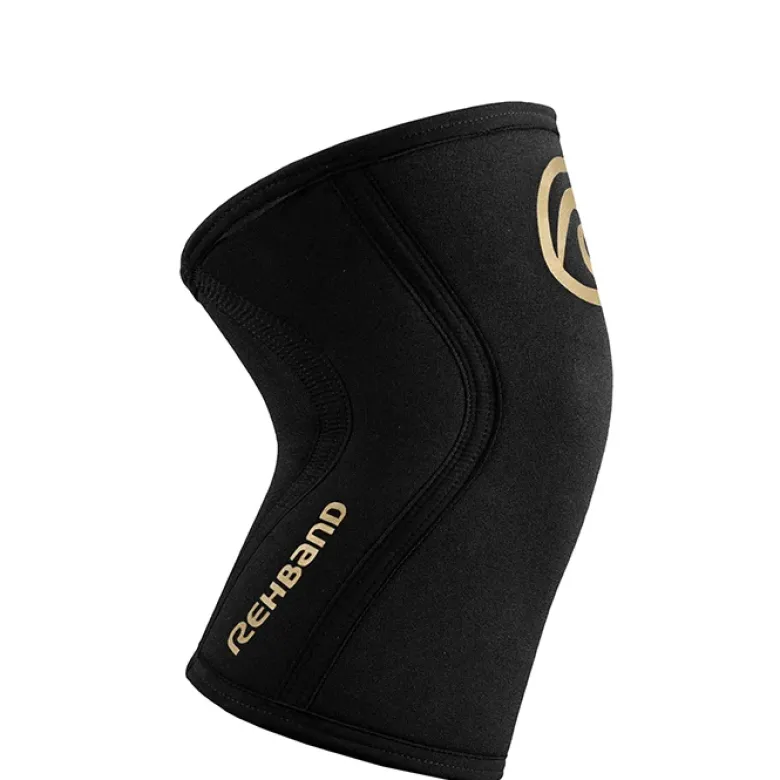 RX Knee Sleeve 5 mm Gold Black