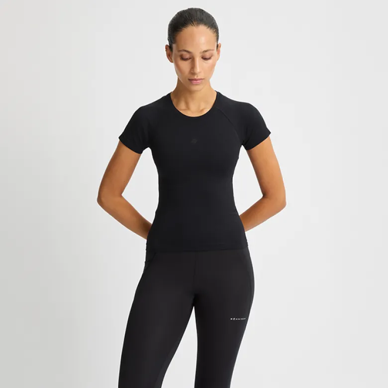 Seamless Flex Tee, Black