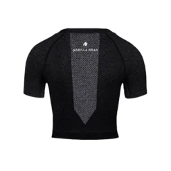 Selah Seamless Crop Top, Black