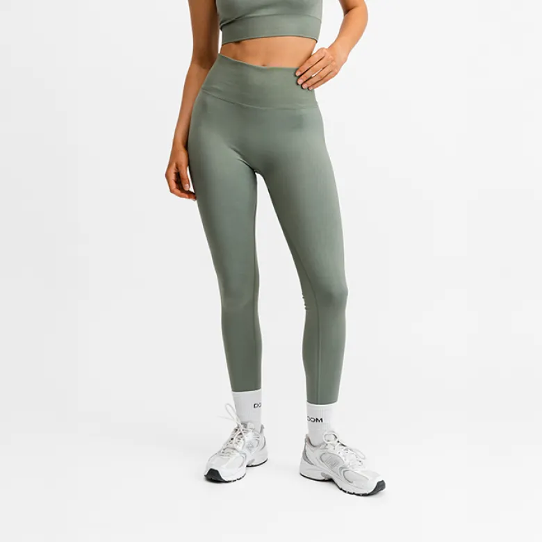 Signature Seamless Tights Agave Green