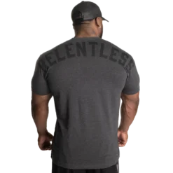 Skull Standard Tee, Dark Grey Melange