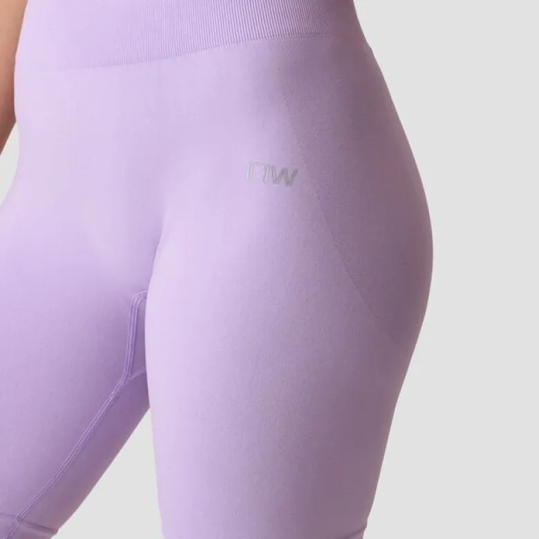 Smooth Seamless Biker Shorts, Pastel Lilac