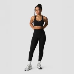 Smooth Seamless Sports Bra, Black