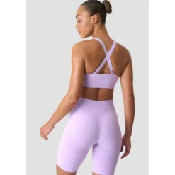 Smooth Seamless Sports Bra, Pastel Lilac