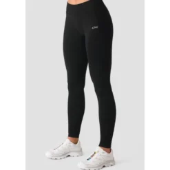 Smooth Seamless V-Shape Tights, Black