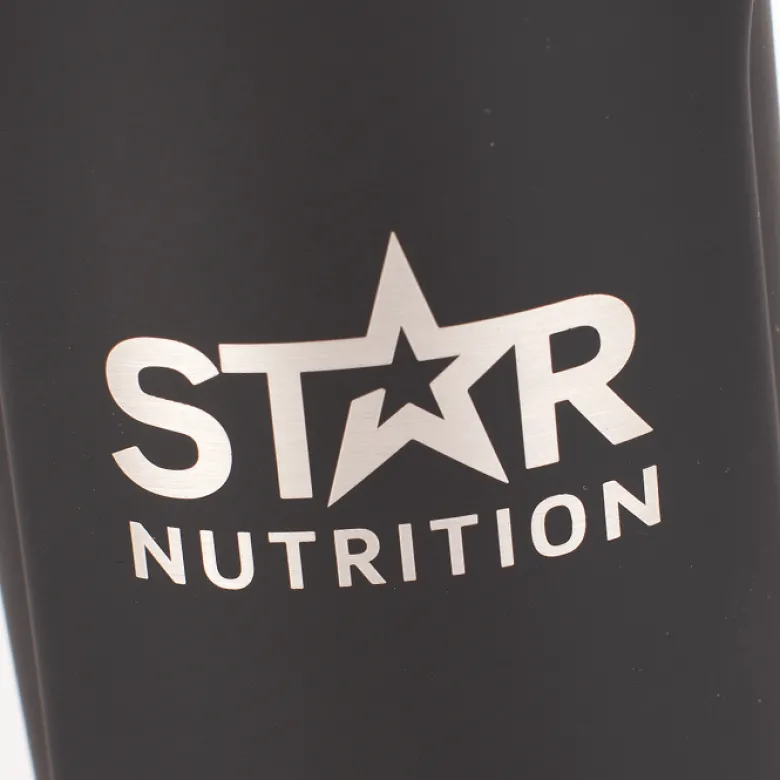 Stainless Steel Shaker Svart 900 ml