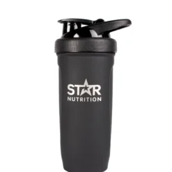 Stainless Steel Shaker Svart 900 ml