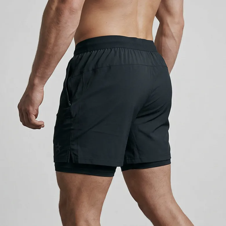 Star 2-in-1 Shorts Black