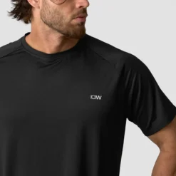 Stride Raglan T-shirt, Black