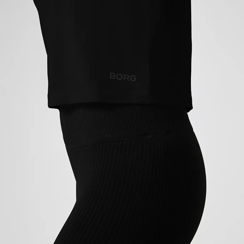 Studio Soft Cropped T-shirt, Black Beauty