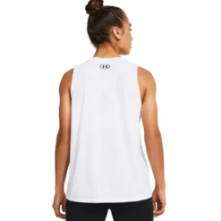 Tech Tank Solid, White, S