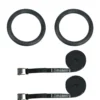 Titan Life Gym Rings, Black