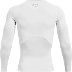 UA HG Armour Comp LS, White