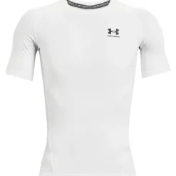 UA HG Armour Comp SS, White