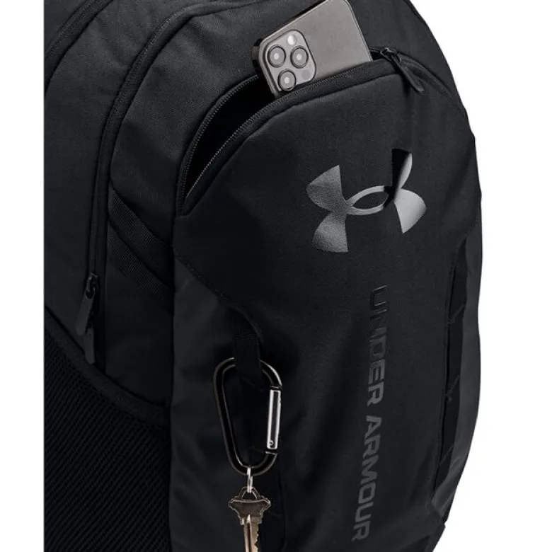 UA Hustle 6.0 Backpack, Black