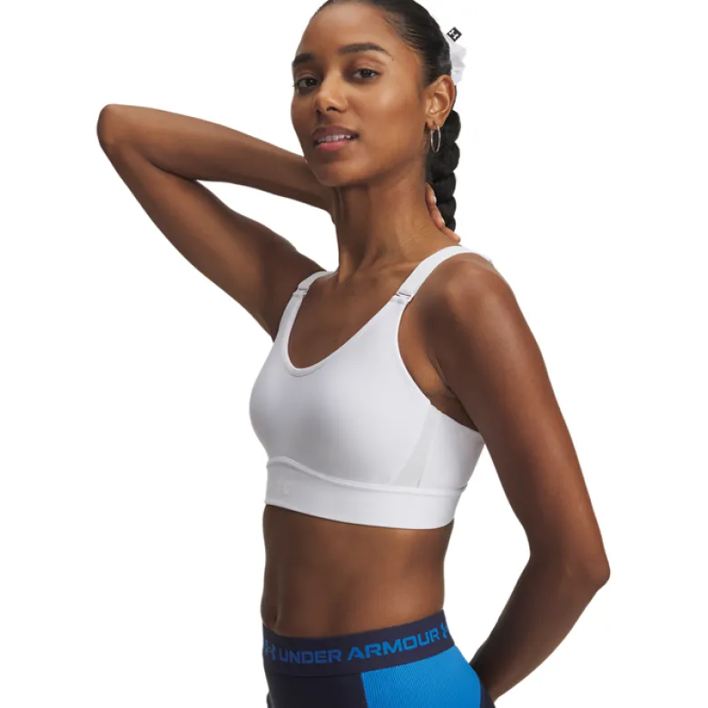 UA Infinity Mid 2.0 Bra, White