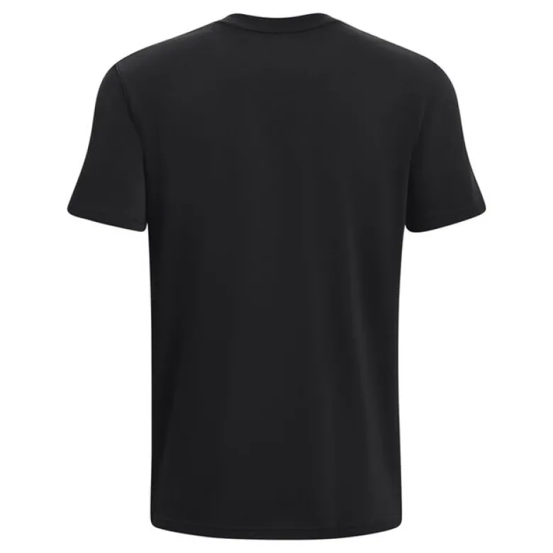 UA M Logo EMB Heavyweight SS Black