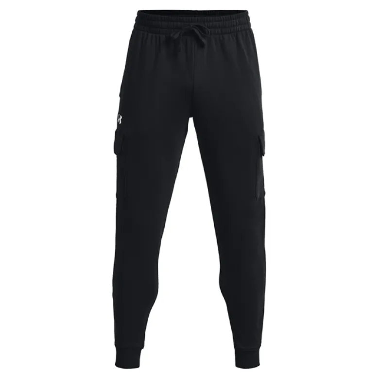 UA Rival Fleece Cargo Jogger Black